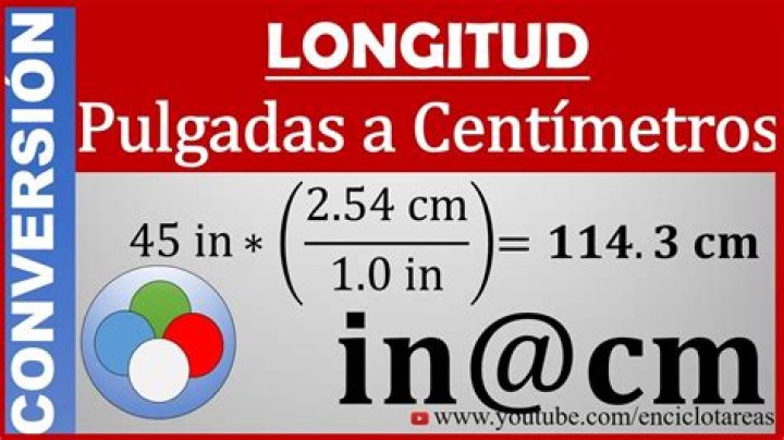 20 Centímetros en Pulgadas conversor de unidades