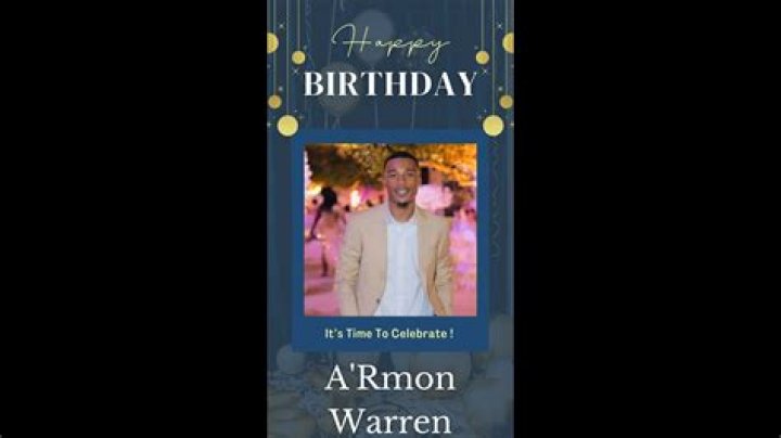 Armon Warren Birthday