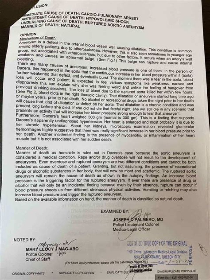 Christine Dacera Cause Of Death: The Shocking Truth Revealed