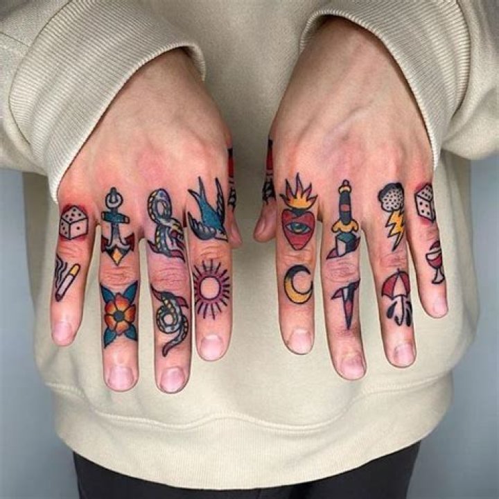 Unveiling The Enchanting World Of Color Finger Tattoos