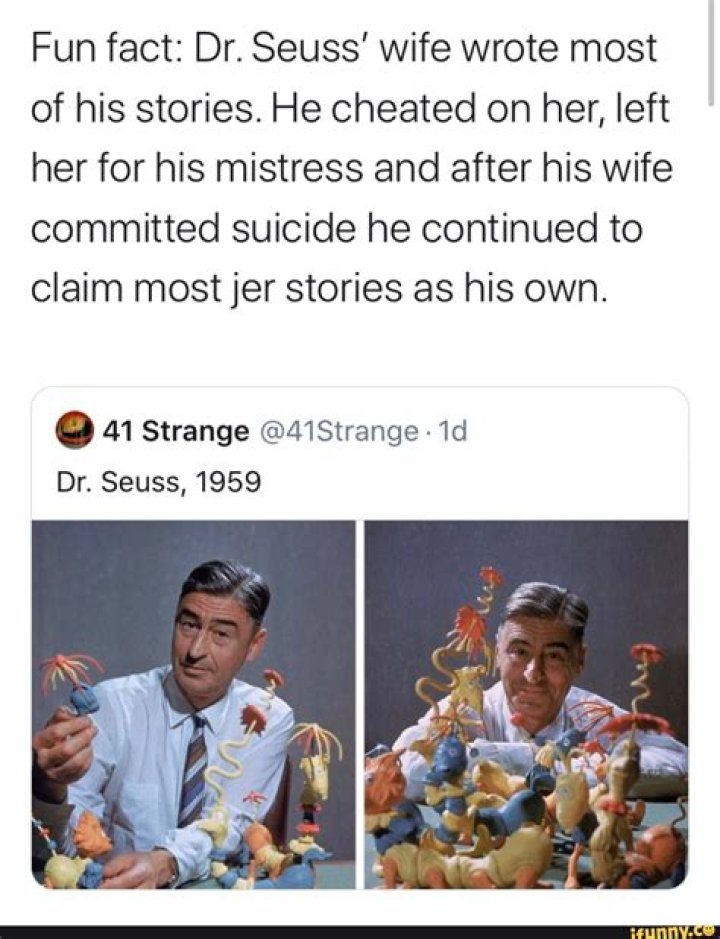 Exploring The Enigma Of Dr. Seuss's Alleged Mistress