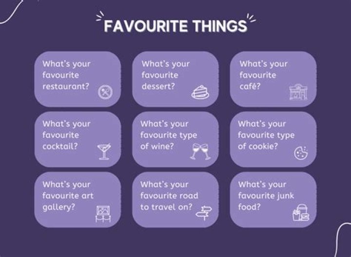Favorite Things Questions