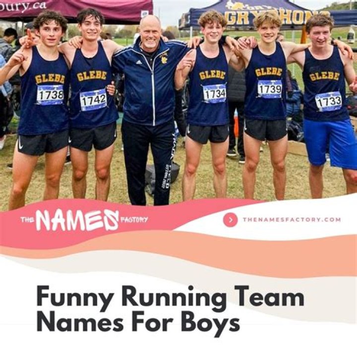 Hilarious Running Team Names