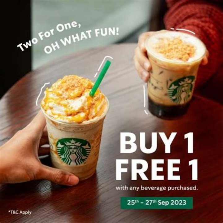 The Ultimate Guide: Unlock Buy One Get One Free Starbucks Deals Like A Pro