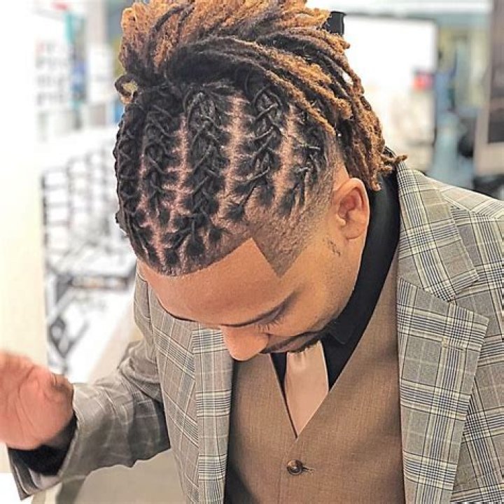 Male Loc Styles Medium Length