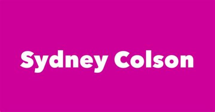 Discover The Secrets Of Sydney Colson's Marital Life